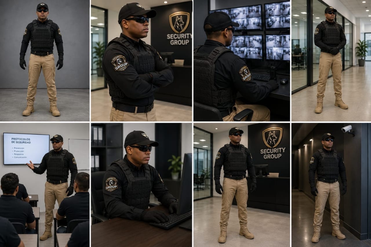 Composición de distintas actividades de seguridad
